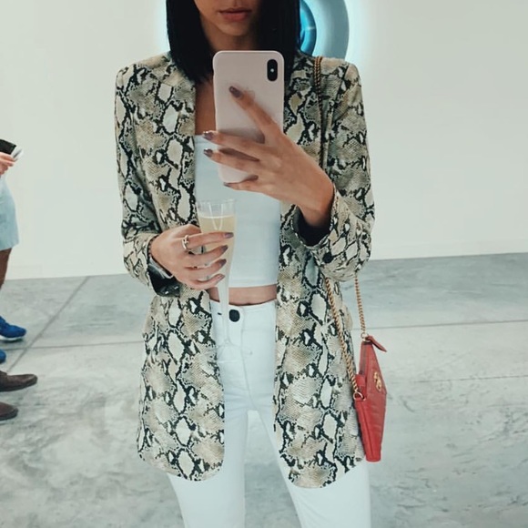 snakeskin jacket zara